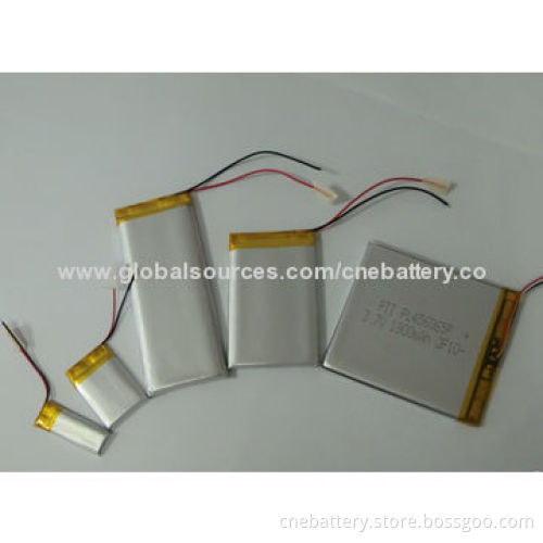 Lithium Polymer Battery with 3.7V Voltage, 2,000mAh Capacity, Solar Lamps, Tablets, POS, Controller